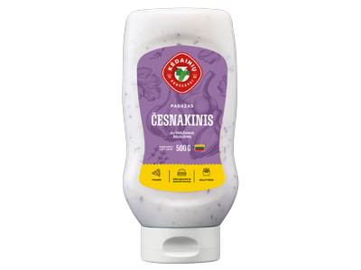 Majonezinis padažas KĖDAINIŲ Česnakinis, 40% rieb.  500g