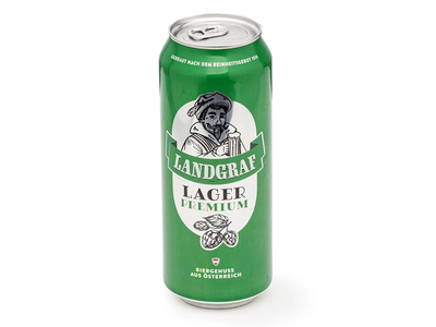 Alus LANDGRAF LAGER PREMIUM (5%), 500 ml