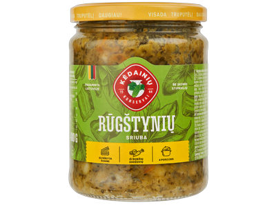 Rūgštynių sriuba KĖDAINIŲ su rūkyta šonine, 480 g