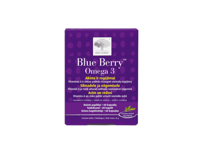 Blue Berry Omega 3 kapsulės N60