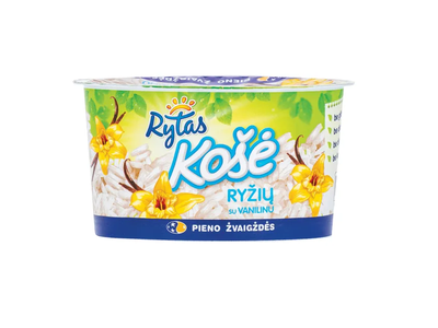 Ryžių košė RYTAS, su vanile, 200 g