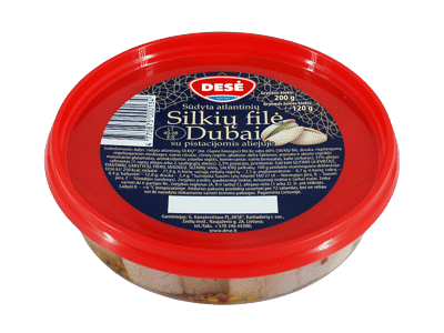 Silkių filė gabaliukai su pistacijomis, 200 g