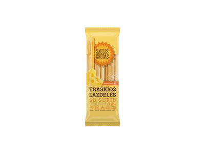 Traškios lazdelės SAULĖS GRŪDAS su sūriu, 125 g