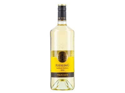 Baltasis sausas vynas HXM Riesling (HXM Riesling white dry 11,5% 1L)