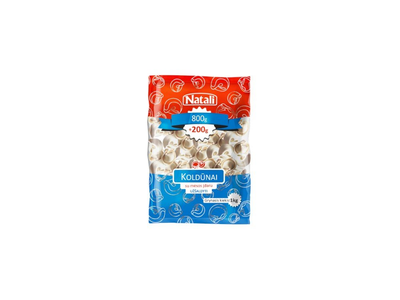 ❄️ Koldūnai NATALI su mėsos įd., šaldyti, 800g+200g., 1 kg