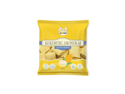 Jogurto skonio kukurūzų javinukai JAVINĖ, 120g