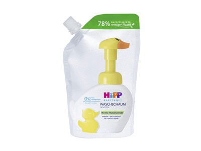 HiPP Babysanft prausimosi putos, papildymas 250ml