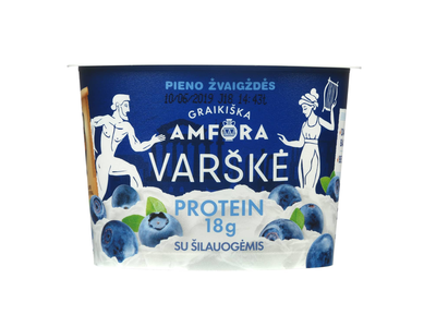 Varškė su šilauog. GRAIKIŠKA AMFORA,0,8%,200g