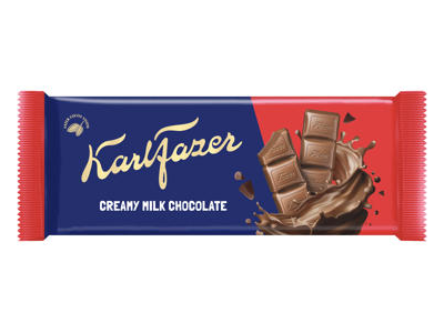 Pieninis šokoladas KARL FAZER CREAMY, 95 g