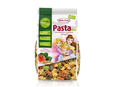 Ekologiški makaronai DALLA COSTA, Princess, vaikiški, spalvoti, 300 g LT-EKO-001