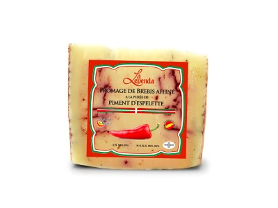 Kietasis avių pieno sūris LA LEYENDA, su raudonaisiais pipirais, brandintas 5 mėn., 150 g