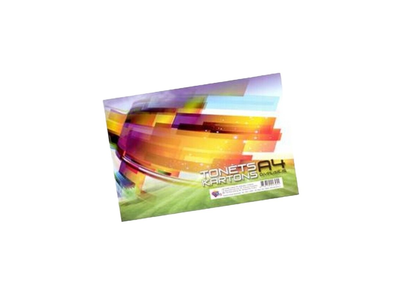 Spalvotas kartonas ABC JUMS, dvipusis, A4, 8 spalvų, 230 g