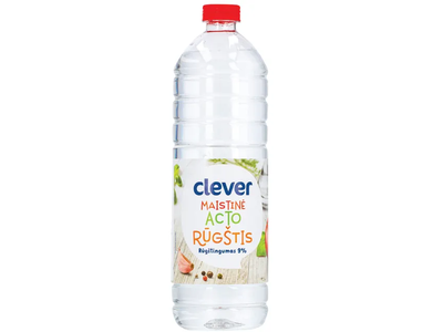 Maistinė acto rūgštis CLEVER 9%, 1 l