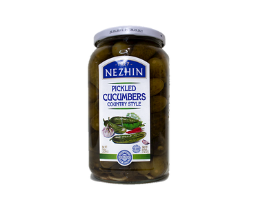 Sūdyti agurkai  Country Style, NEZHIN, sūryme, 920g/506g