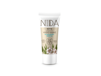 Drėkinamoji veido kaukė NIDA su hialurono rūgštimi, 75 ml