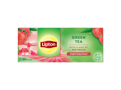 LIPTON GREEN RASPBERRY, 20vnt.