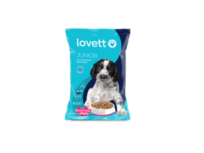 Sausas šuniukų ėdalas LOVETT, 1 kg