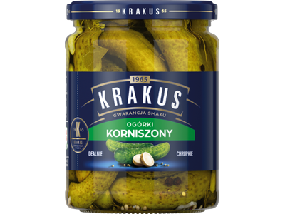 Marinuoti agurkai KRAKUS, 500g