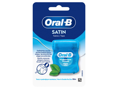 Dantų siūlas ORAL B SATIN TAPE, 50 m