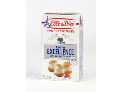 Plakama grietinėlė  EXCELLENCE, 35,1% riebumo, 1l