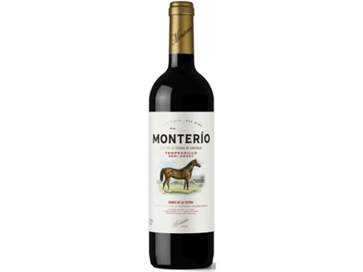 Raudonasis pusiau saldus vynas MONTERIO TEMPRANILLO (12,5%), 0,75 l