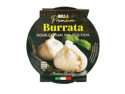 Burrata sūris BILLA PREMIUM, 100 g