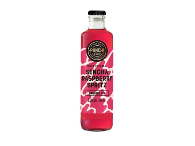 Ekologiškas alkoholinis kokteilis PUNCH CLUB, Raspberry & Sencha Spritz 6.5%, 250 ml LT-EKO-001