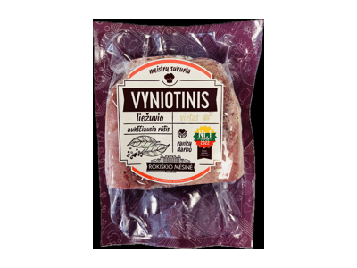 ROKIŠKIO MĖSINĖS virtas liežuvio vyniotinis, a. r., 350 g
