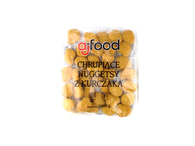 Traškūs vištienos kepsneliai AJ FOOD, ~20-22g, 1 kg