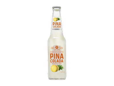 Gazuotas alkoholinis kokteilis LE COQ PINA COLADA (4,7%), 330 ml
