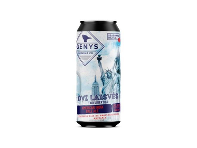 Alus GENYS, Dvi laisvės, American IPA, 6%, 0.44l, skardinė, D