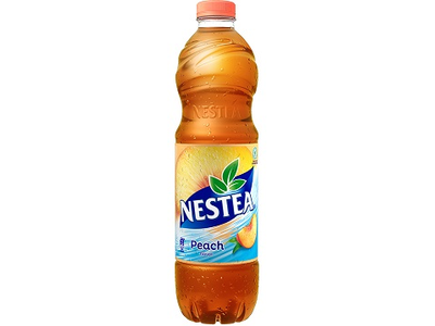 Negazuotas  persikų sk. gaivusis gėrimas su juod. arbatos ekstraktu "Nestea", 1,5L