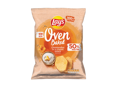 Bulvių traškučiai LAY'S OVEN BAKED, voveraičių padažo skonio, 180 g