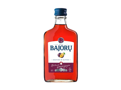 Spiritinis gėrimas BAJORŲ DEGTINĖ IR SLYVOS, 200 ml