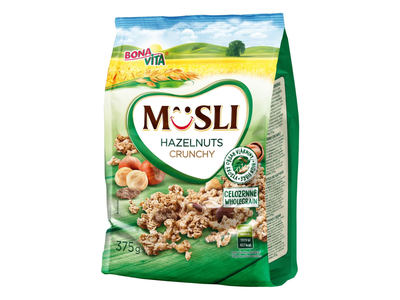 Javain. su lazdynų riešutais BONA VITA, 375 g