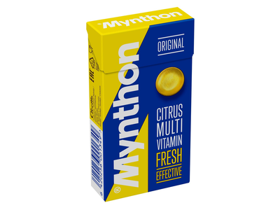 Pastilės MYNTHON CITRUS MULTIVITAMIN, 34g