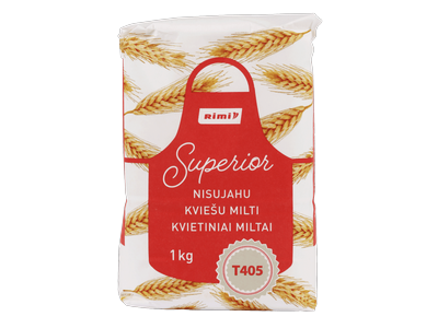 Kvietiniai miltai RIMI, 405 D, 1 kg