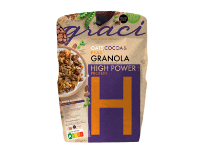 Funkcinė granola GRACI HIGH POWER PROTEIN su cinku, geležimi, 300 g