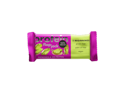 Avižinis batonėlis BEGINNINGS FLAPJACK su pistacijomis, 60 g