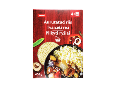Plikyti ryžiai RIMI, 4 x 100 g
