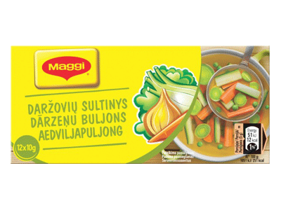 Daržovių sultinys MAGGI, 12 x 10 g, 120 g
