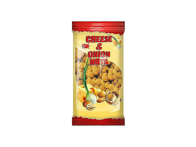 Žemės riešutai JĖGA, sūrio ir svogūnų skonio, 200 g