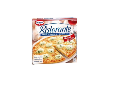 ❄️ Šaldyta pica RISTORANTE, QUATTRO FORMAGGI, 340 g