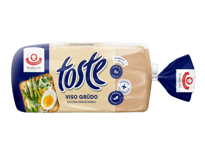 Visų grūdo dalių skrudinamoji duona TOSTE  , 500 g