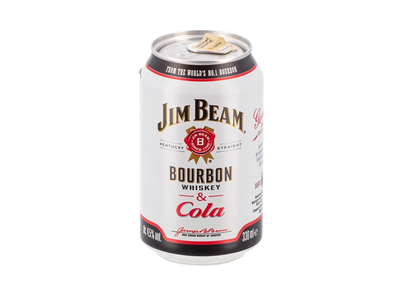 Alk.kokt.JIM BEAM&COLA, 4,5 %, 0,33 l sk.