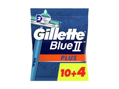 Vienkartiniai skustuvai GILLETTE BLUE 2 Plus, 10+4 vnt.