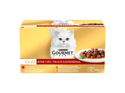 Ėdalas katėms GOURMET GOLD SUCCULENT, 4 x 85g