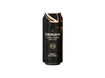 Sausasis obuolių sidras STRONGBOW Apple Dry, 5 %, 0,5 l
