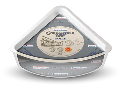 Sūris Gorgonzola LATTERIA SORESSINA, Dolce, PDO, ~1,5 kg