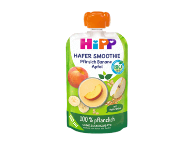 Ekol.obuolių, bananų, uogų glotnutis HIPP (nuo 12 mėn.), 120 ml